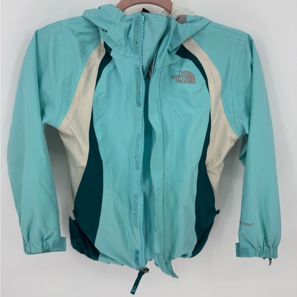 The North Face Girls Double Zip Hyvent Hooded Jacket - Picture 1 of 16